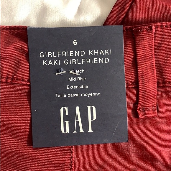 Cranberry Coloured Girlfriend Khaki Sz 6 - Picture 7 of 8